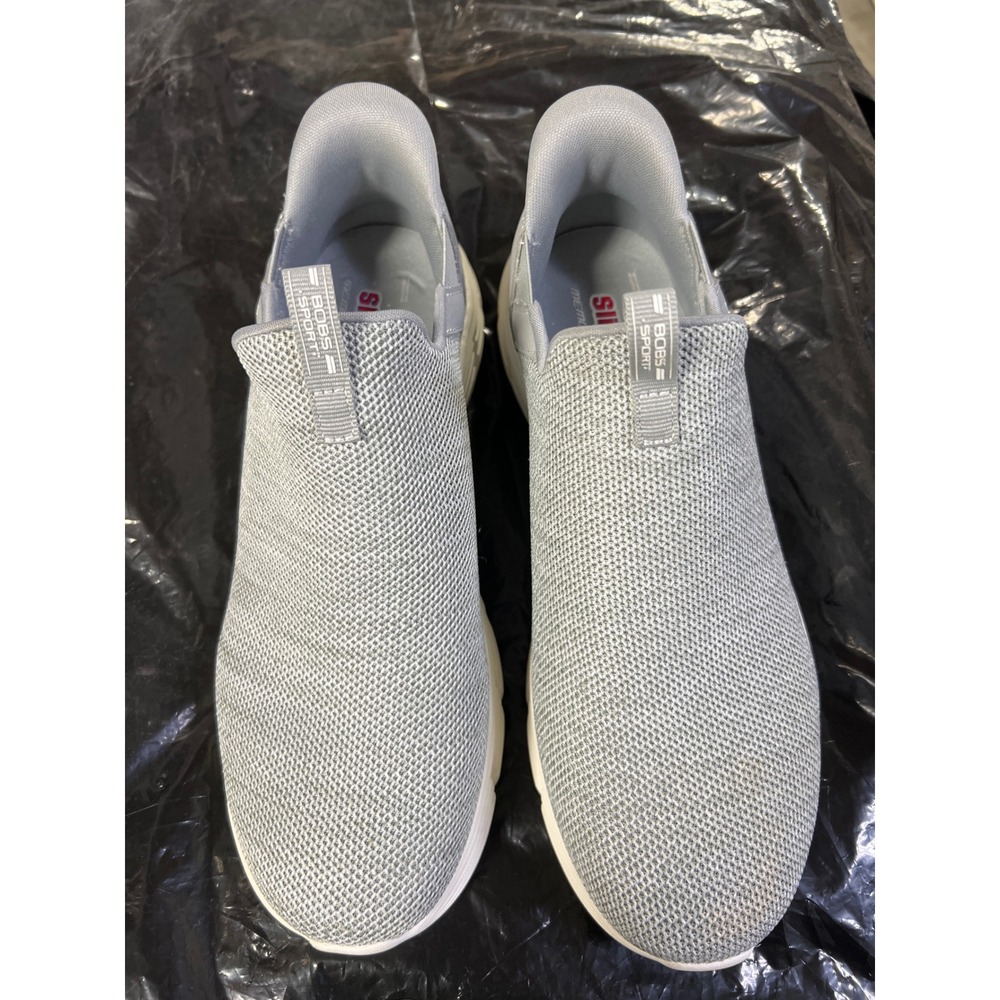 Skechers BOBS Sport Slip-ins Women Size 9 Gray Memory Foam Sneakers